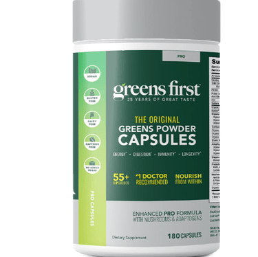Greens First Pro CAPSULES - 180 Capsules Greens First Supplement - Conners Clinic